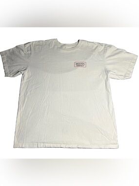 Brixton Custom Quality Beige Mens SS Shirt Sz XL Standard